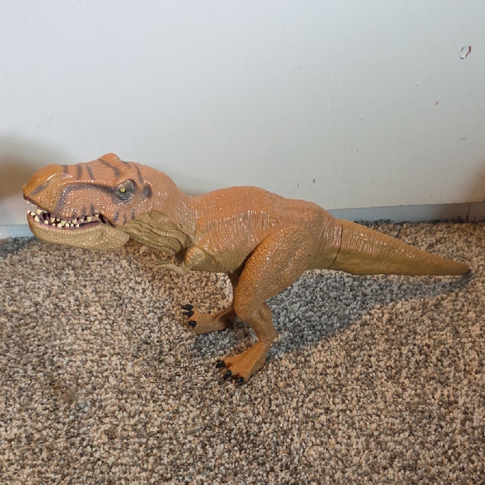 Realistic Brown T-Rex Dinosaur Figure for Kids Play